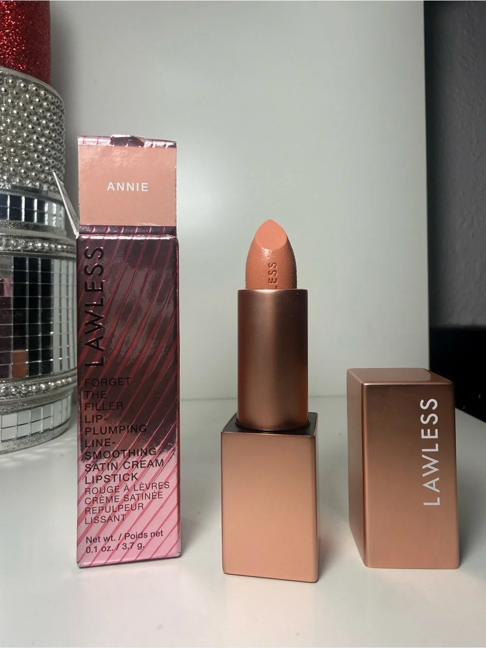 Lawless Cookie Satin Cream Lipstick - Warm Brown bundle